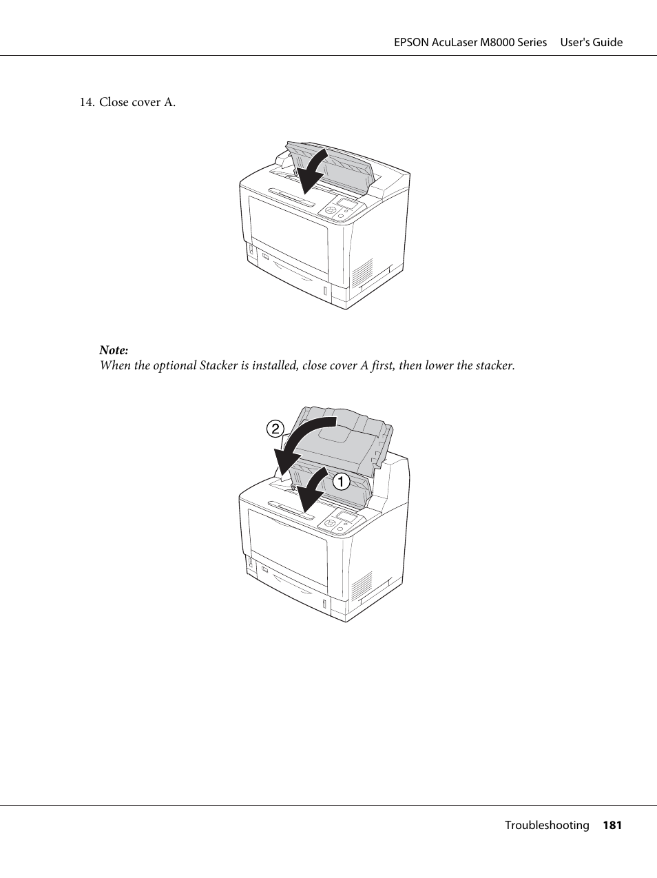 Epson ACULASER M8000 series User Manual | Page 181 / 248