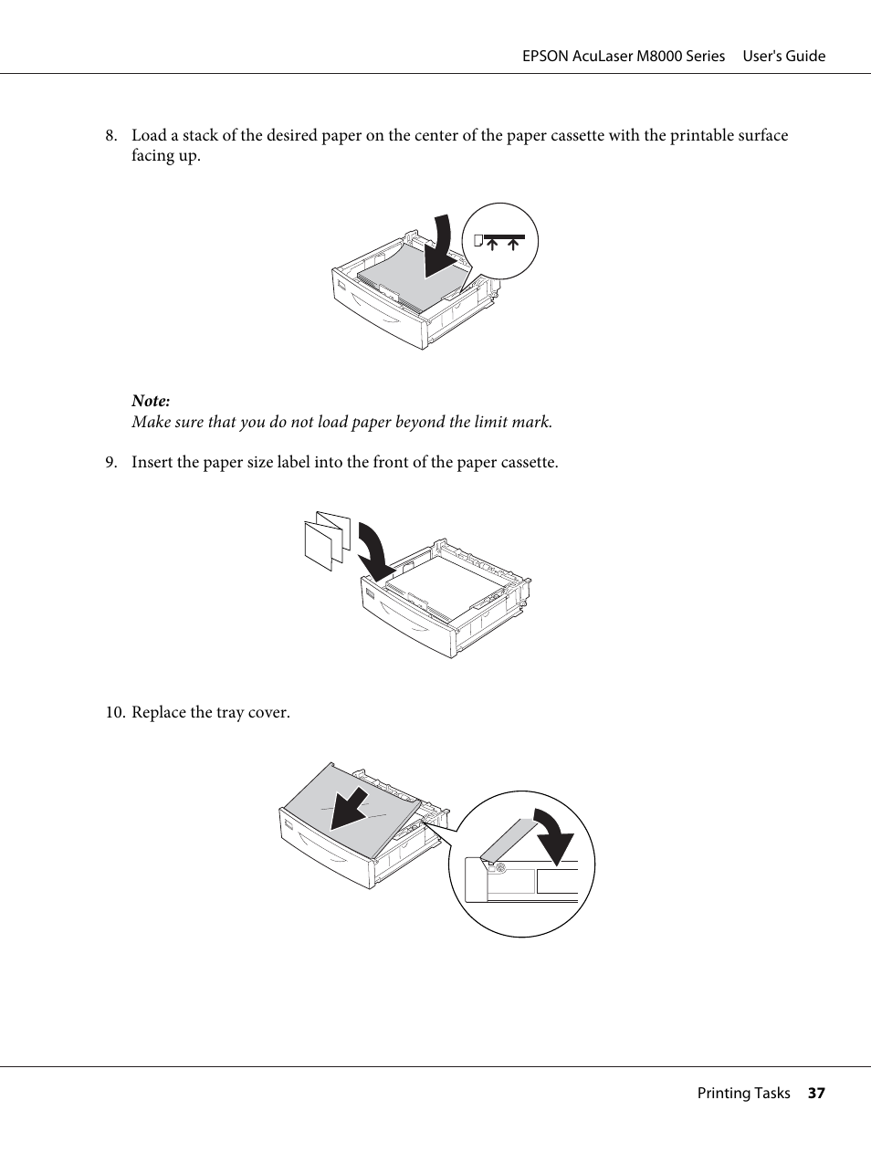 Epson ACULASER M8000 series User Manual | Page 37 / 248