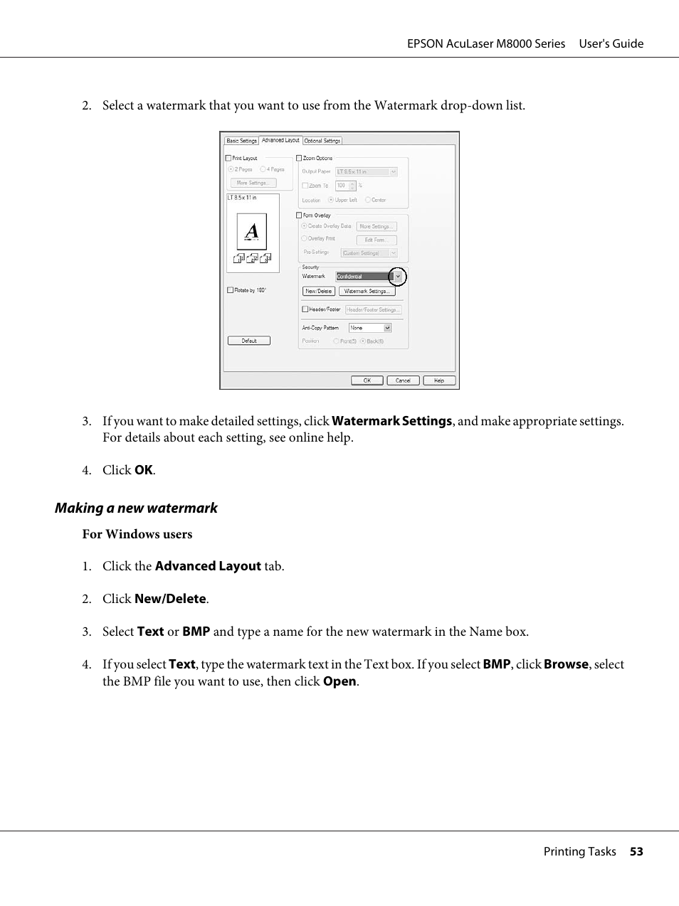 Epson ACULASER M8000 series User Manual | Page 53 / 248