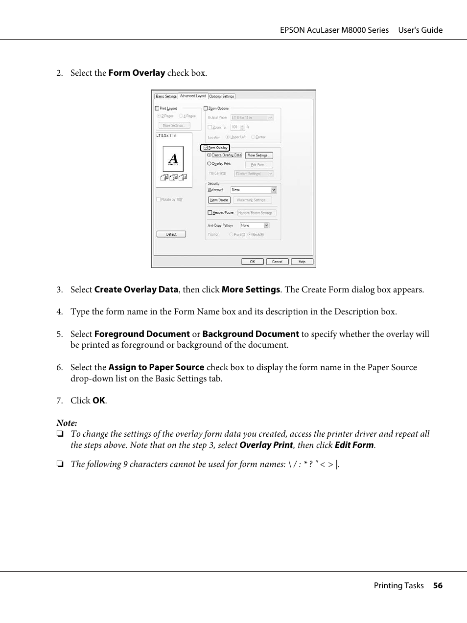 Epson ACULASER M8000 series User Manual | Page 56 / 248