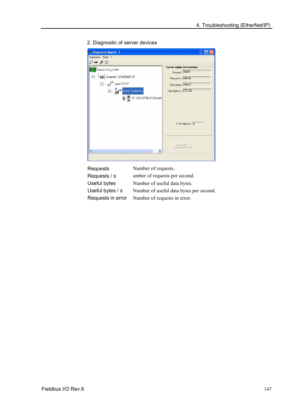 Diagnostic of server devices | Epson EM07ZS1647F User Manual | Page 159 / 168