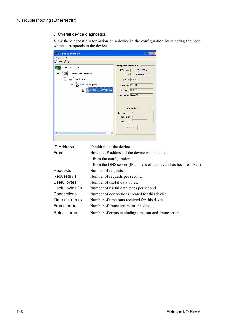 Overall device diagnostics | Epson EM07ZS1647F User Manual | Page 160 / 168