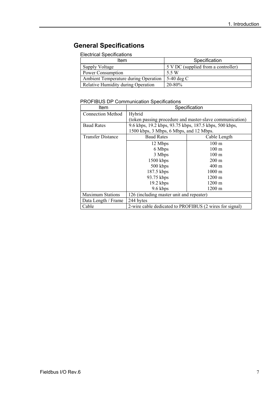 General specifications | Epson EM07ZS1647F User Manual | Page 19 / 168