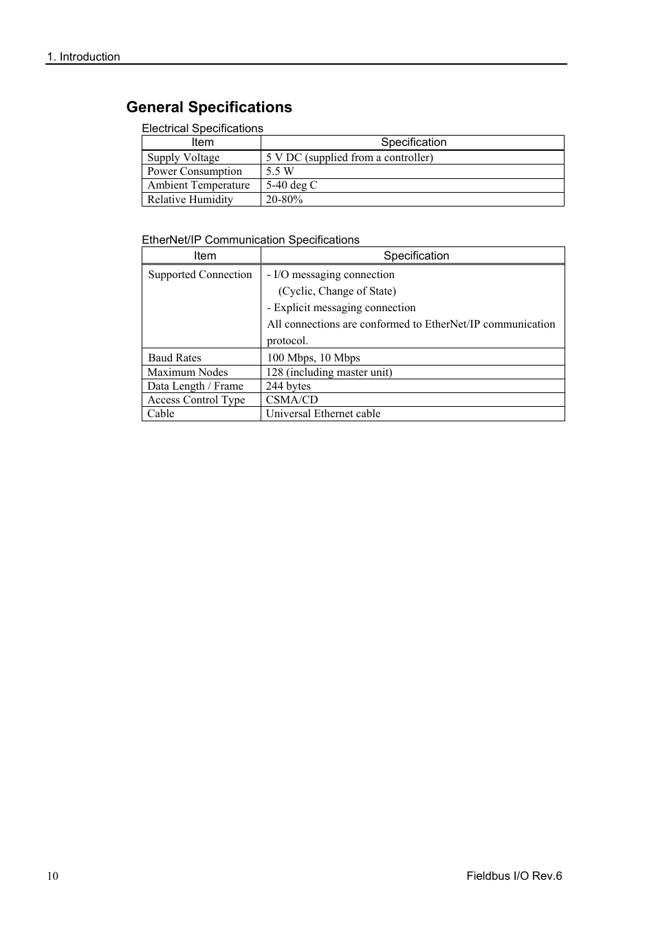 General specifications | Epson EM07ZS1647F User Manual | Page 22 / 168