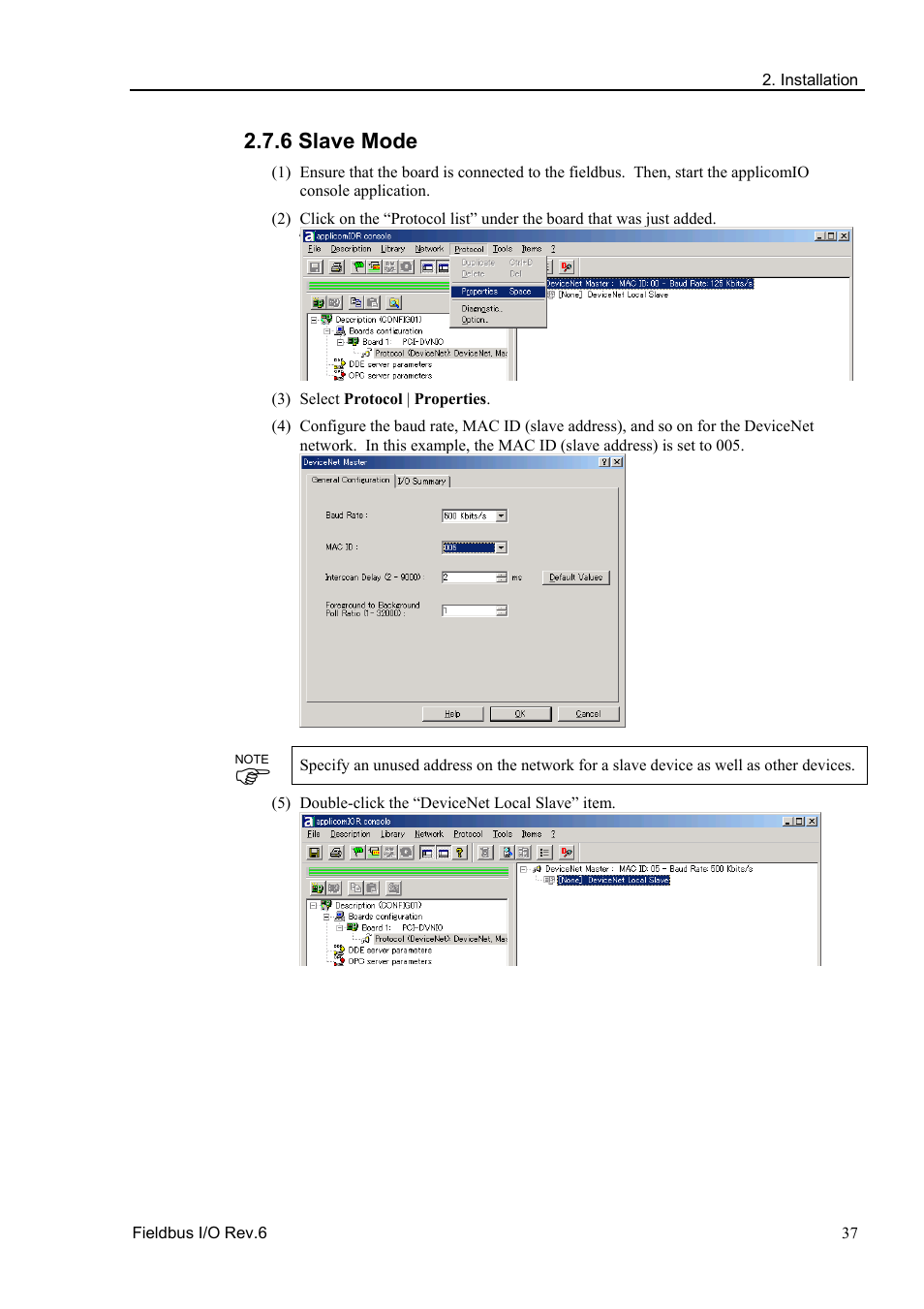 6 slave mode | Epson EM07ZS1647F User Manual | Page 49 / 168