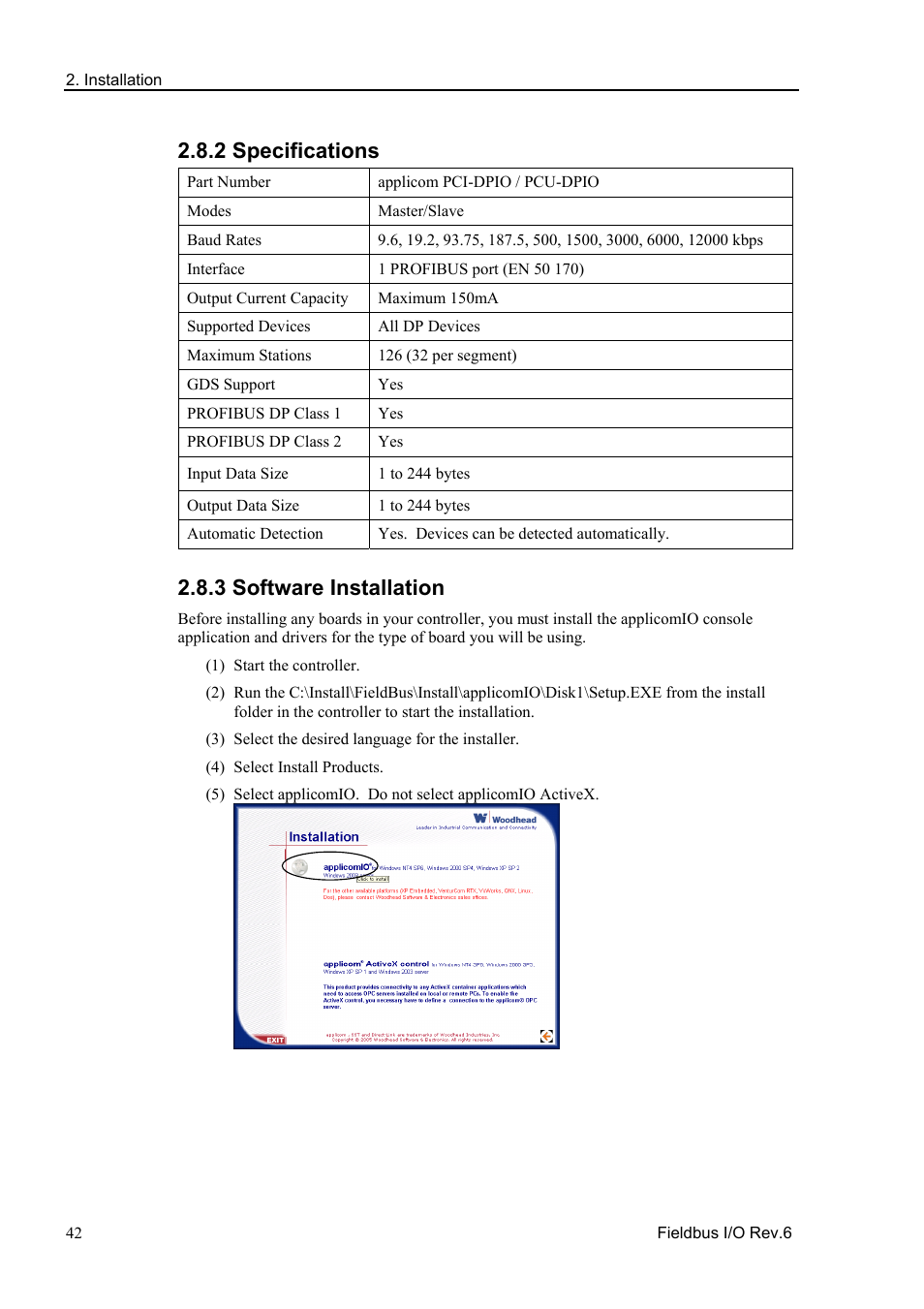 2 specifications, 3 software installation | Epson EM07ZS1647F User Manual | Page 54 / 168