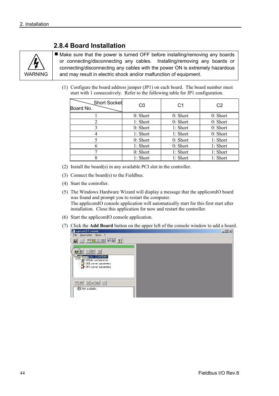 4 board installation | Epson EM07ZS1647F User Manual | Page 56 / 168