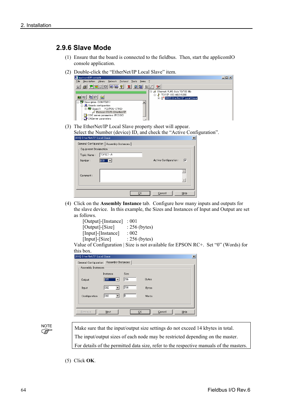 6 slave mode | Epson EM07ZS1647F User Manual | Page 76 / 168
