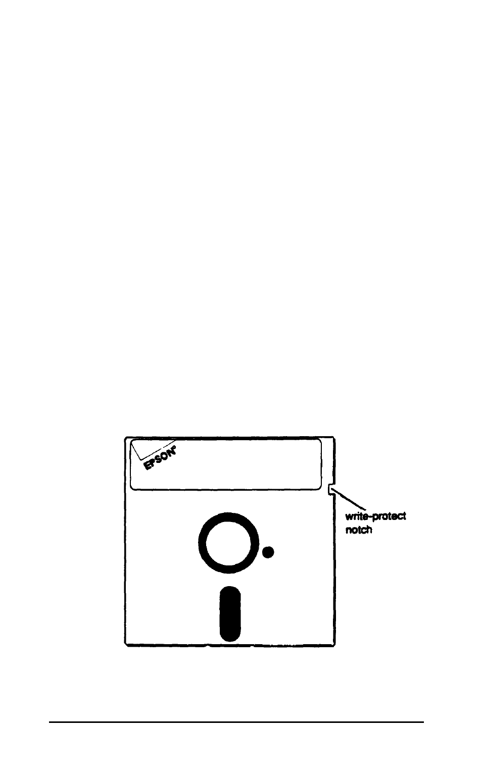 Write-protecting diskettes | Epson 10020 User Manual | Page 54 / 238