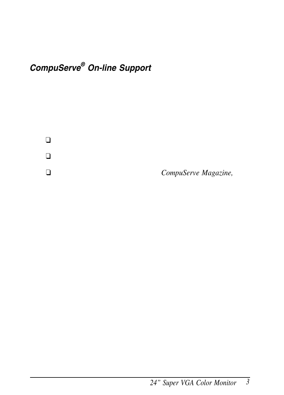 Compuserve on-line support | Epson A881381 User Manual | Page 11 / 26