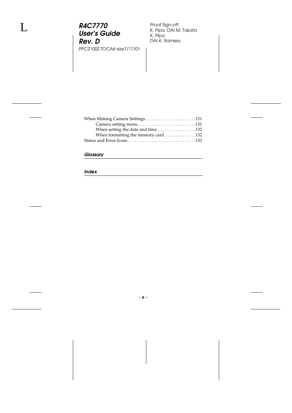 Epson 2100Z User Manual | Page 12 / 156