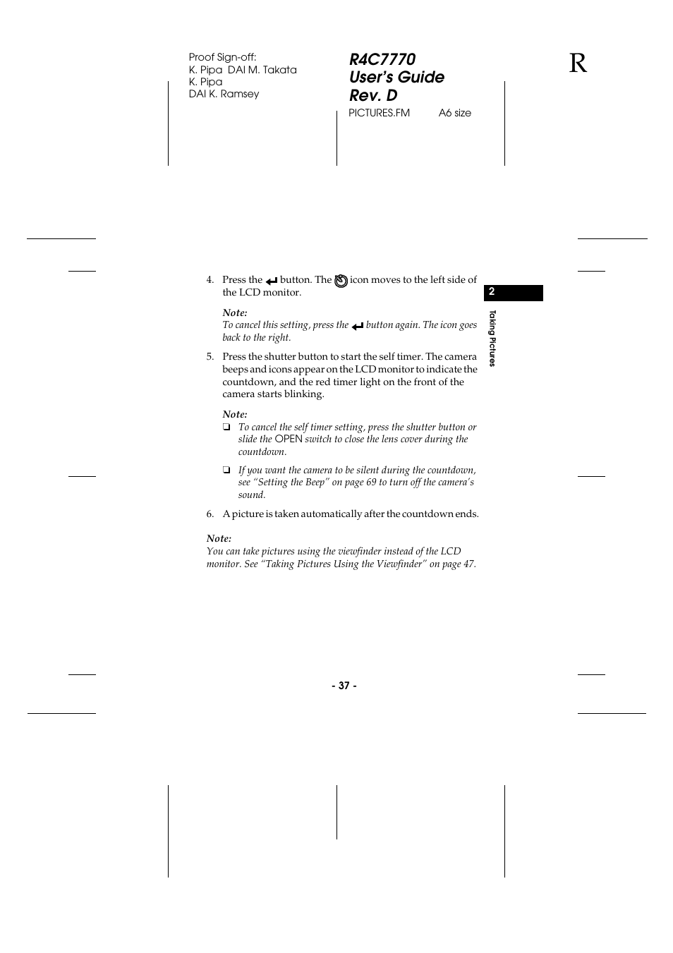 Epson 2100Z User Manual | Page 49 / 156