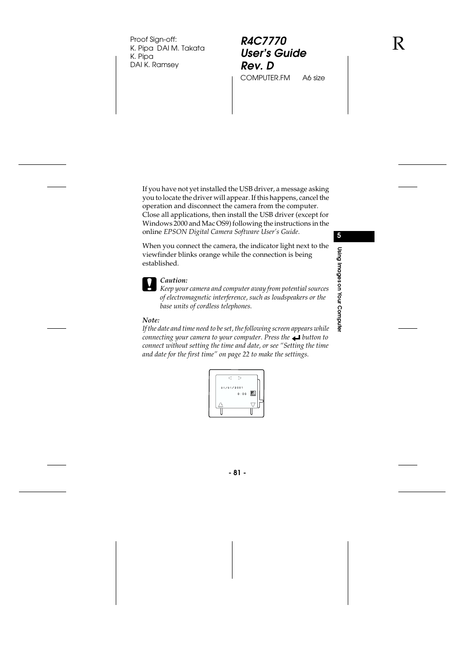 Epson 2100Z User Manual | Page 93 / 156
