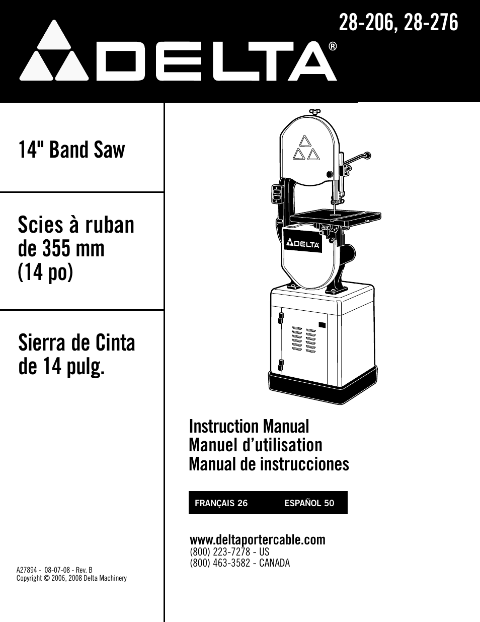 Epson DELTA 28-276 User Manual | 76 pages