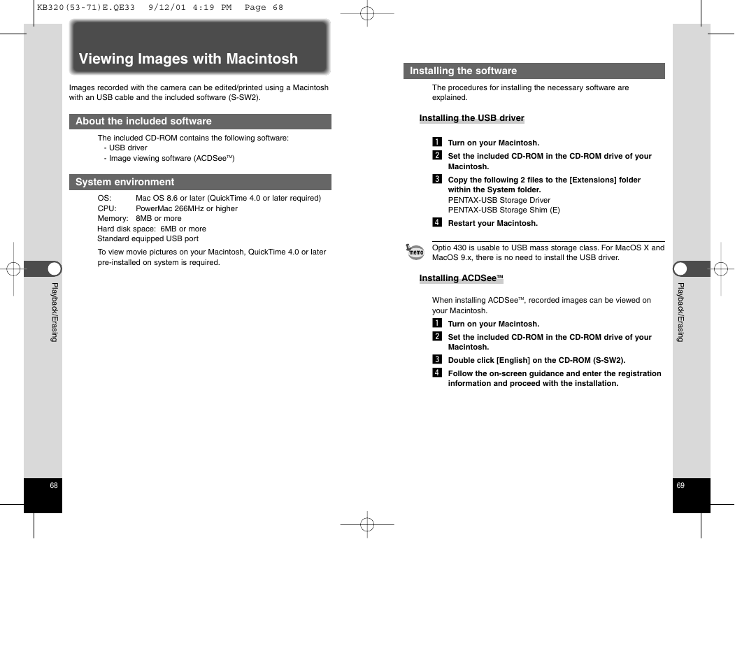 Viewing images with macintosh | Epson Optio 430 User Manual | Page 37 / 51