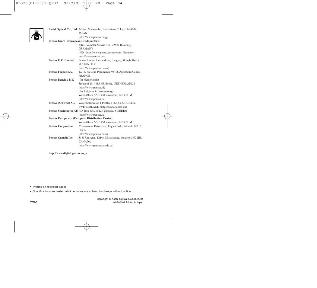 Epson Optio 430 User Manual | Page 51 / 51