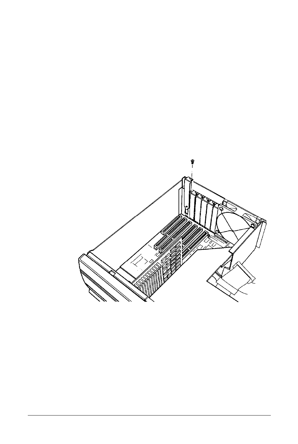 Installing option cards | Epson 486SX User Manual | Page 113 / 233
