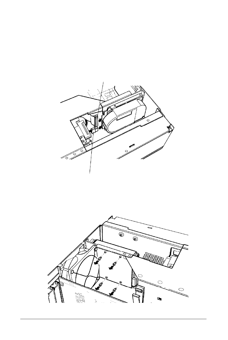 Removing a drive | Epson 486SX User Manual | Page 137 / 233