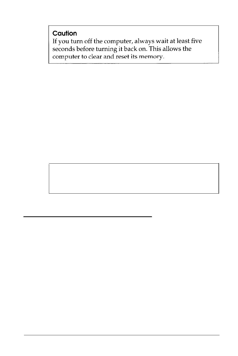 The computer does not respond | Epson 486SX User Manual | Page 161 / 233