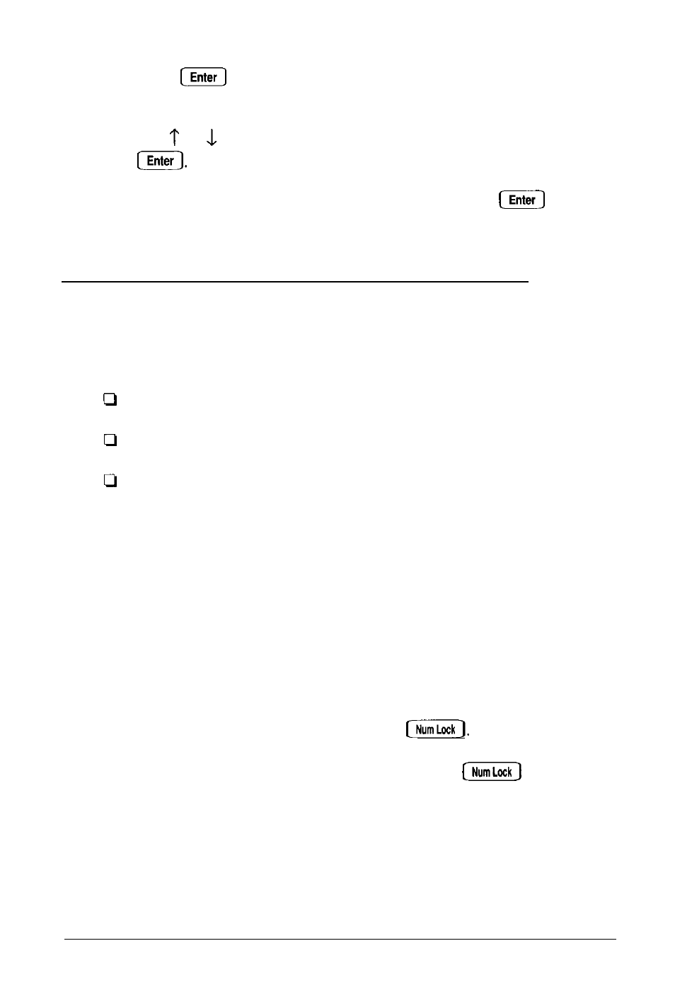 Setting the keyboard and speaker options | Epson 486SX User Manual | Page 49 / 233