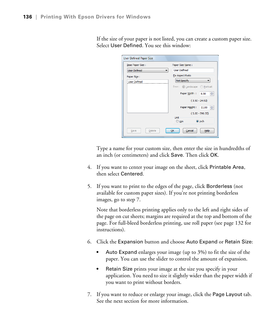 Epson STYLUS 7900 User Manual | Page 136 / 238