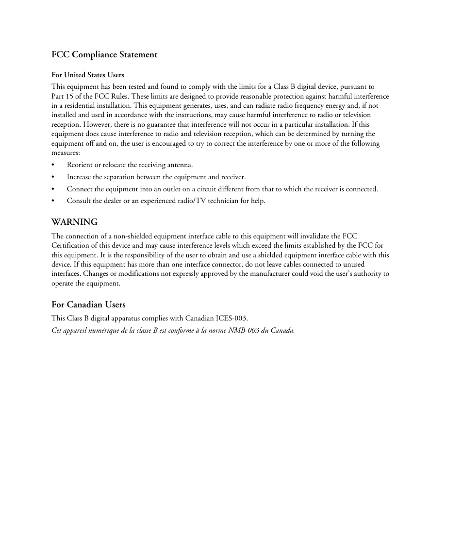 Fcc compliance statement | Epson STYLUS 7900 User Manual | Page 3 / 238