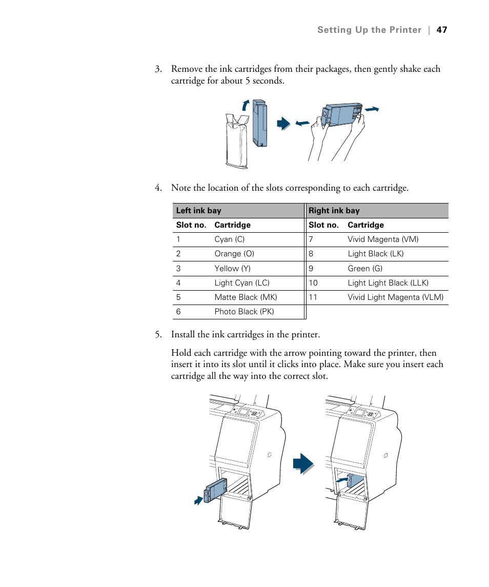 Epson STYLUS 7900 User Manual | Page 47 / 238