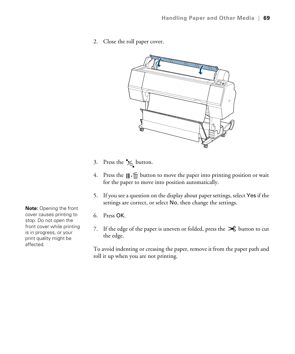 Epson STYLUS 7900 User Manual | Page 69 / 238