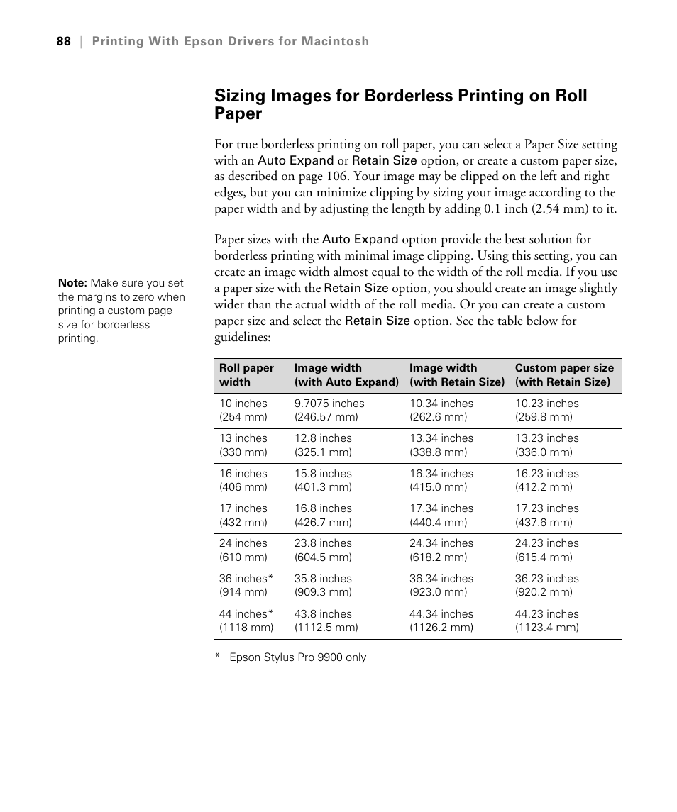 Epson STYLUS 7900 User Manual | Page 88 / 238