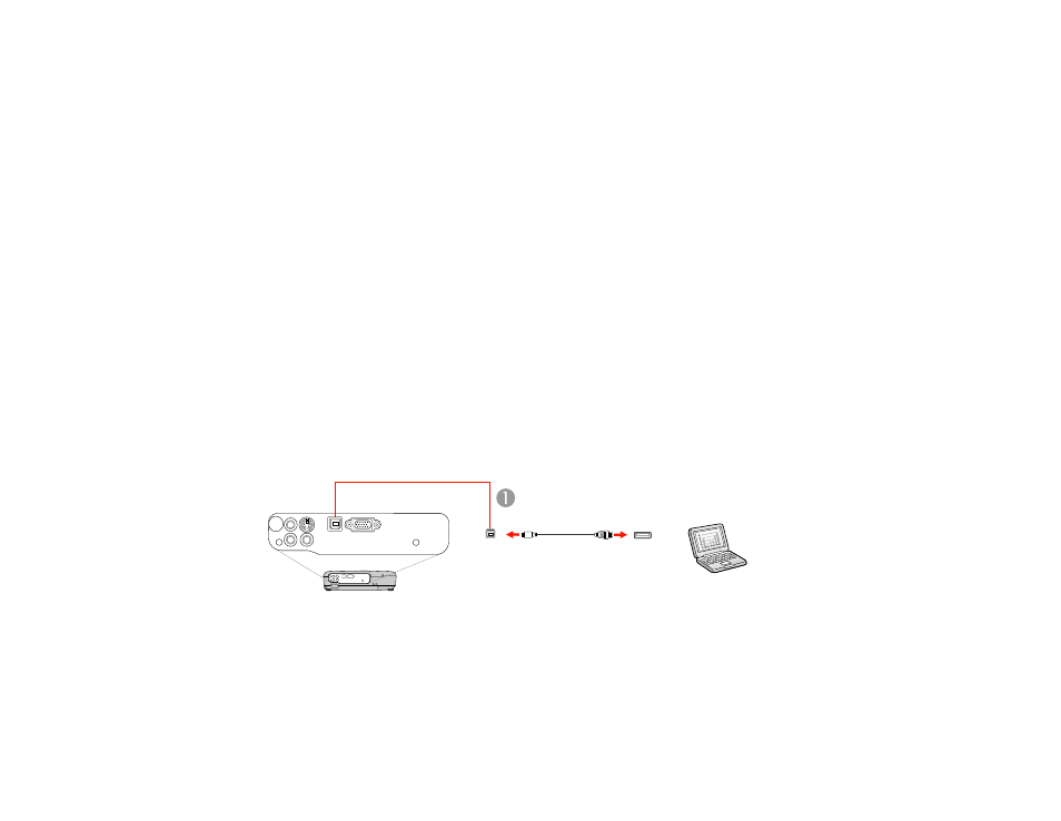 Connecting to computer sources, Connecting to a computer for usb video and audio | Epson VS315W User Manual | Page 23 / 117