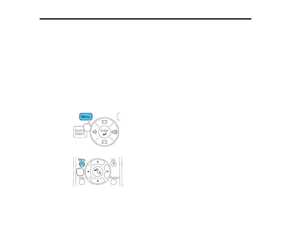 Adjusting the menu settings, Using the projector's menus | Epson VS315W User Manual | Page 63 / 117