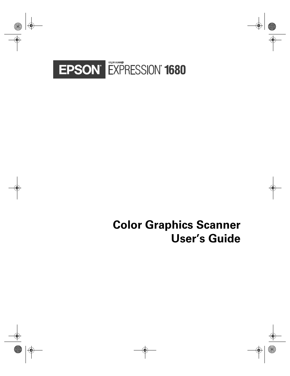Epson Expression 1680 User Manual | 159 pages