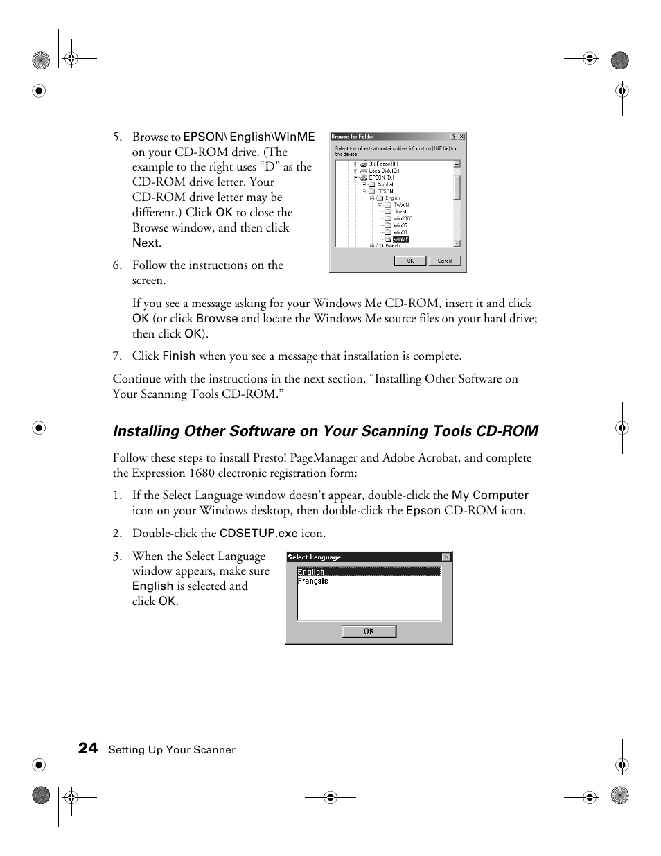 Epson Expression 1680 User Manual | Page 31 / 159
