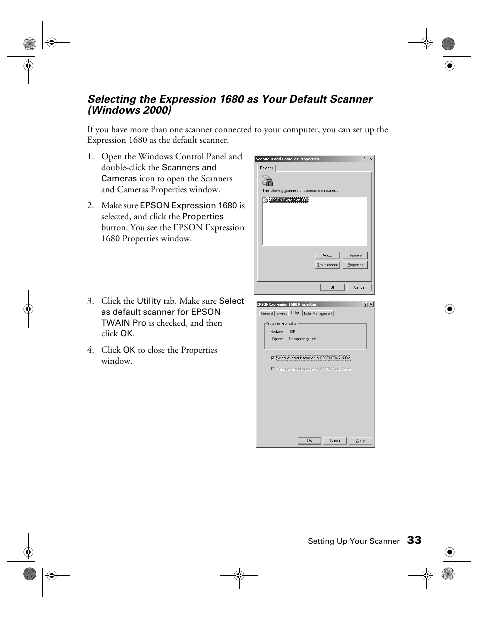 Epson Expression 1680 User Manual | Page 40 / 159