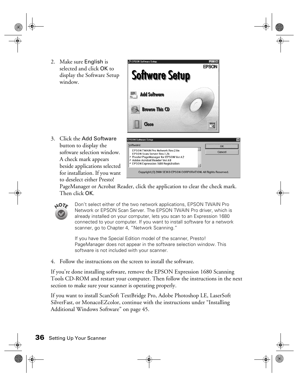 Epson Expression 1680 User Manual | Page 43 / 159