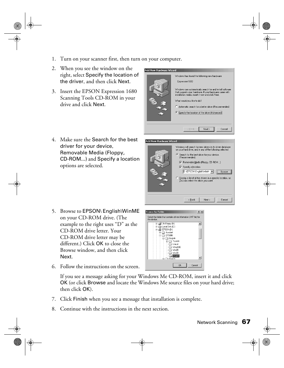 Epson Expression 1680 User Manual | Page 74 / 159
