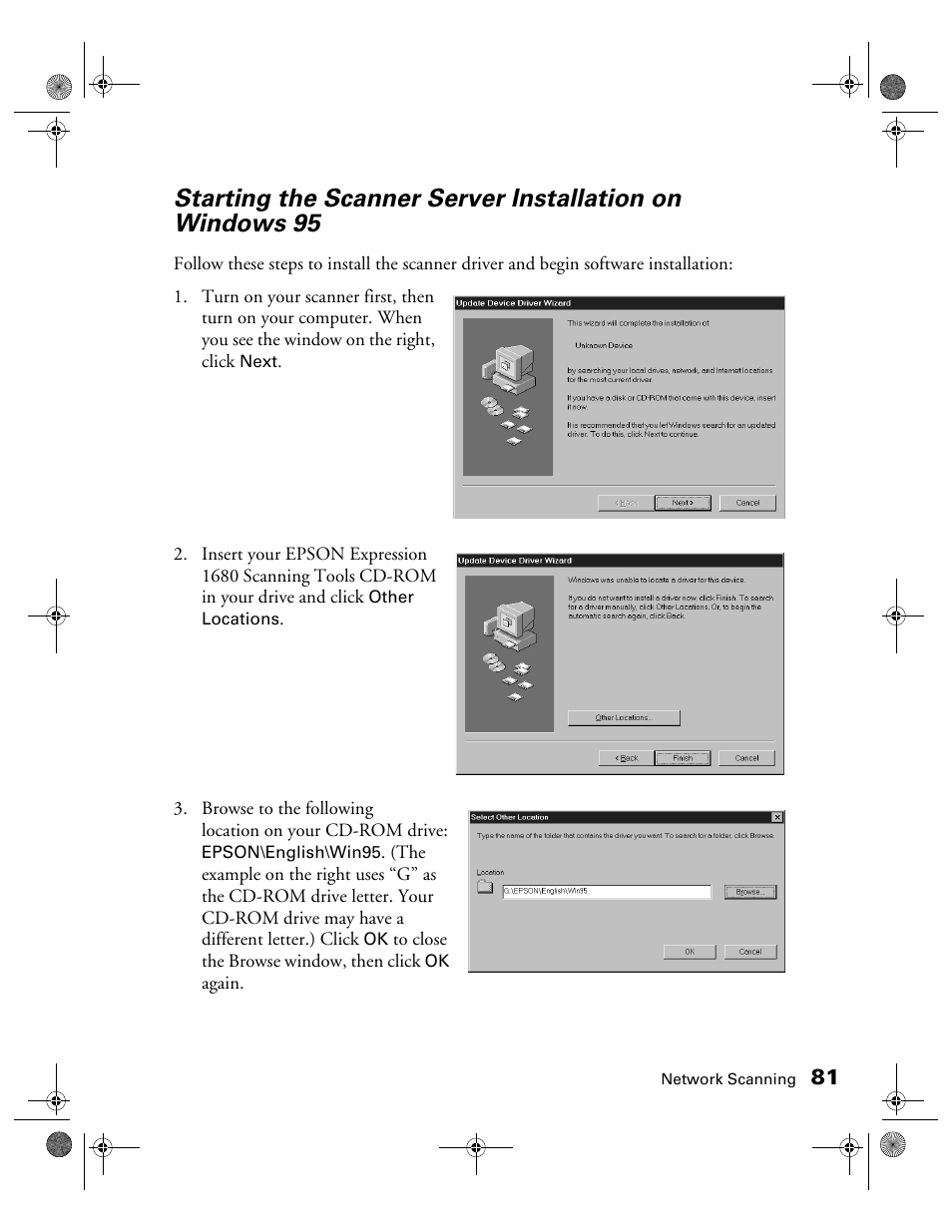 Epson Expression 1680 User Manual | Page 88 / 159