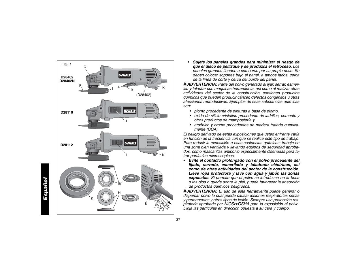 Español | Epson D28402 User Manual | Page 38 / 52