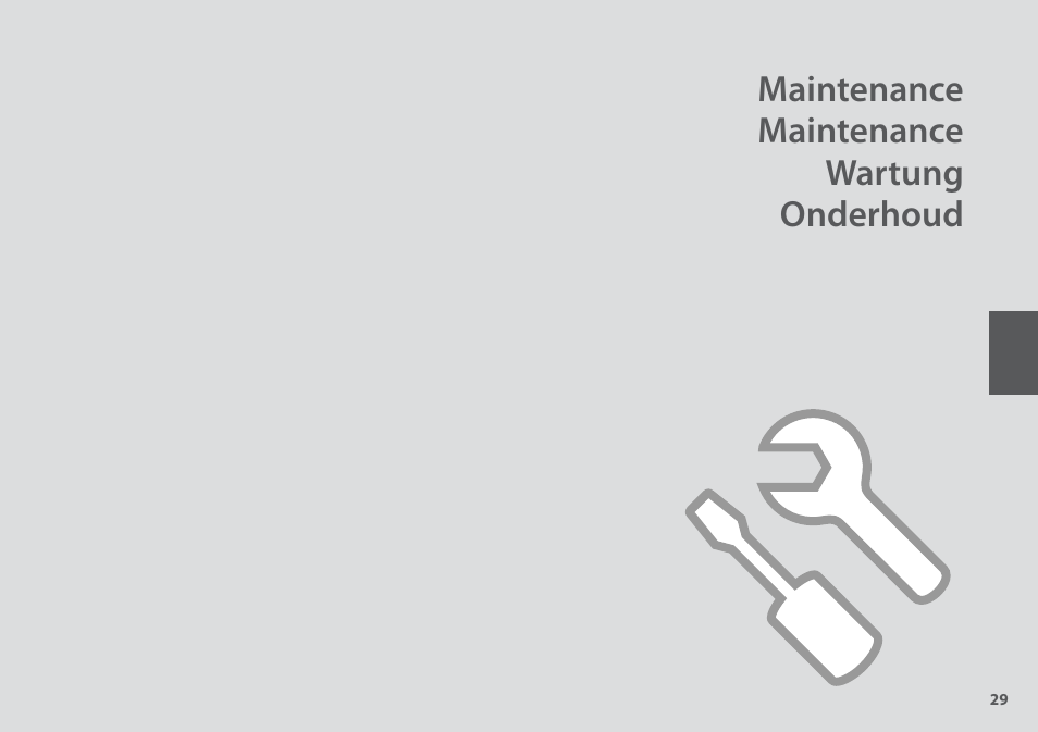 Maintenance, Maintenance wartung onderhoud | Epson Stylus NX420 User Manual | Page 29 / 52