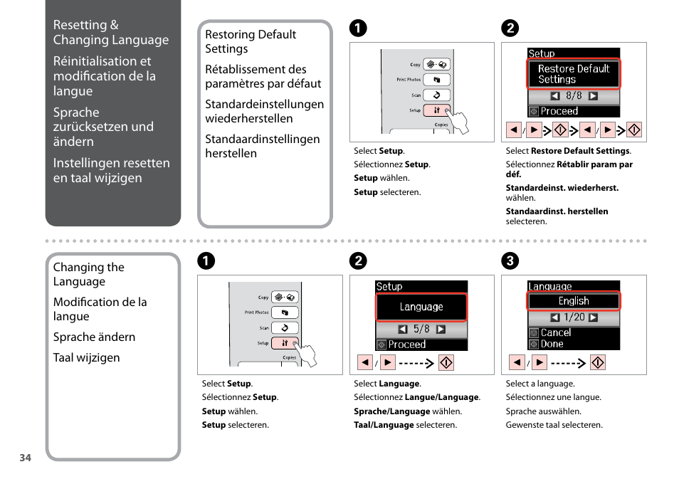 Ab c | Epson Stylus NX420 User Manual | Page 34 / 52