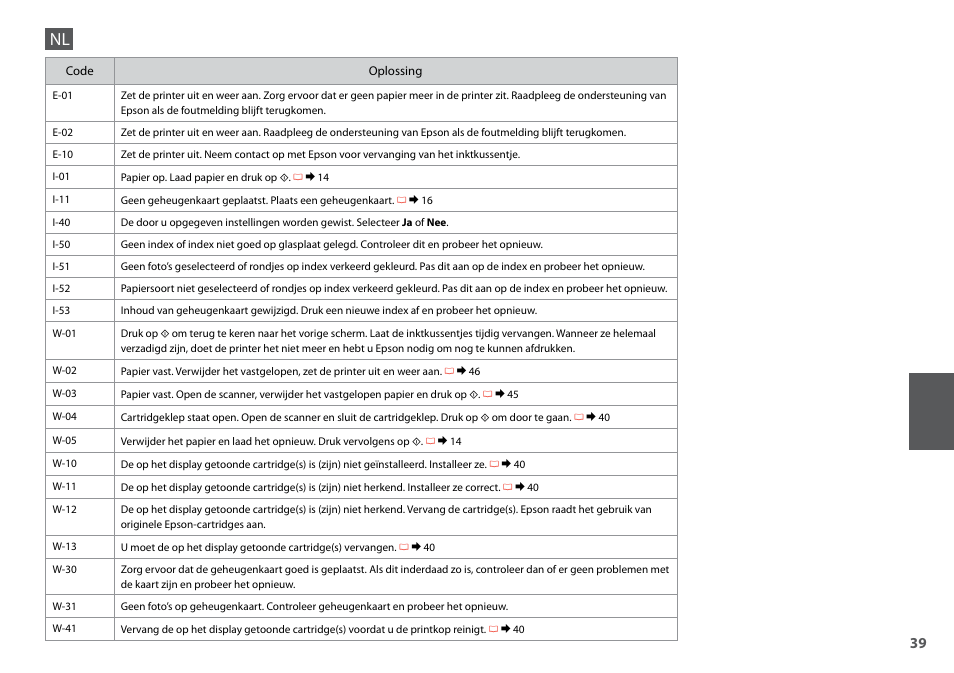 Epson Stylus NX420 User Manual | Page 39 / 52