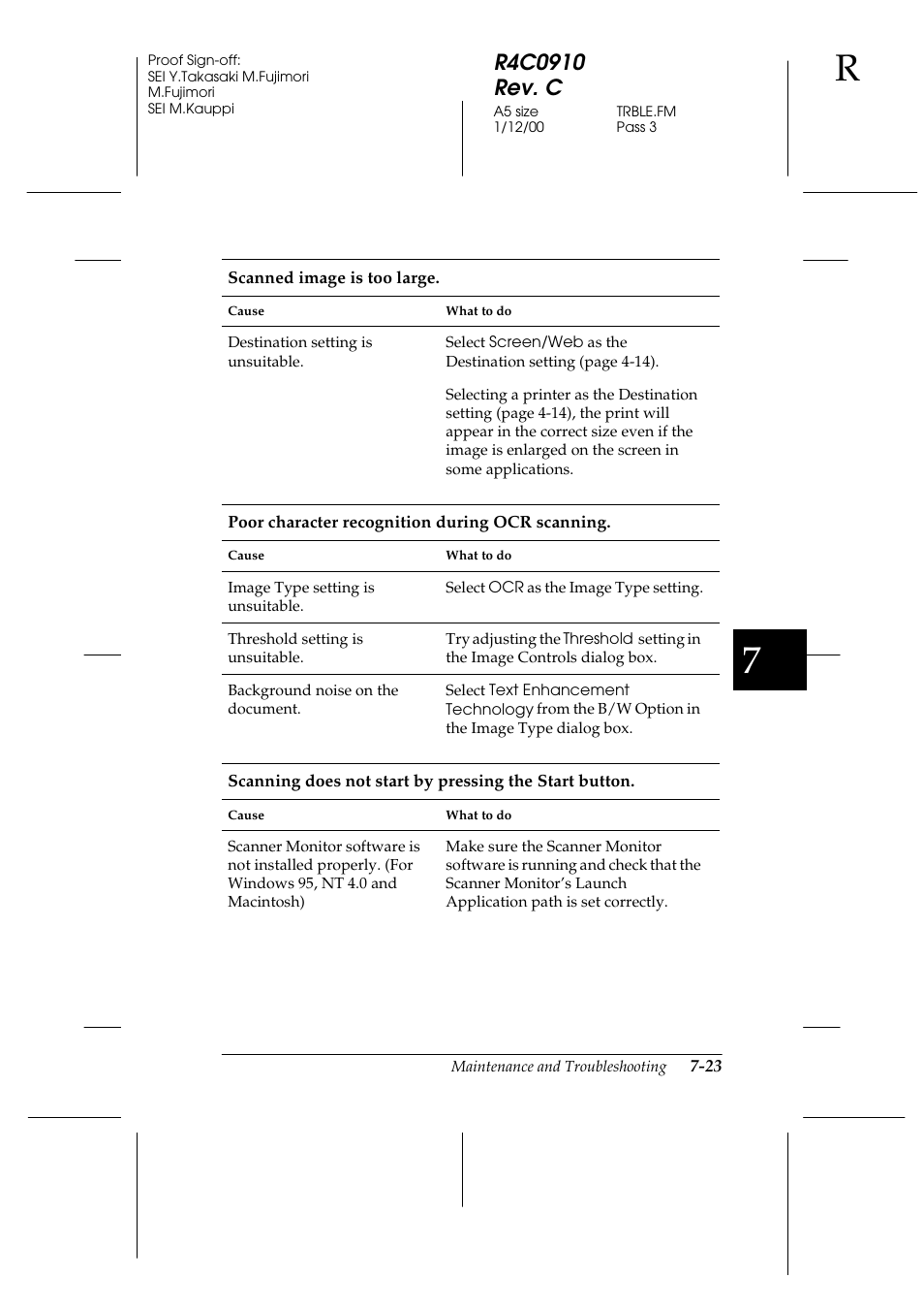 Epson 1600 User Manual | Page 169 / 215