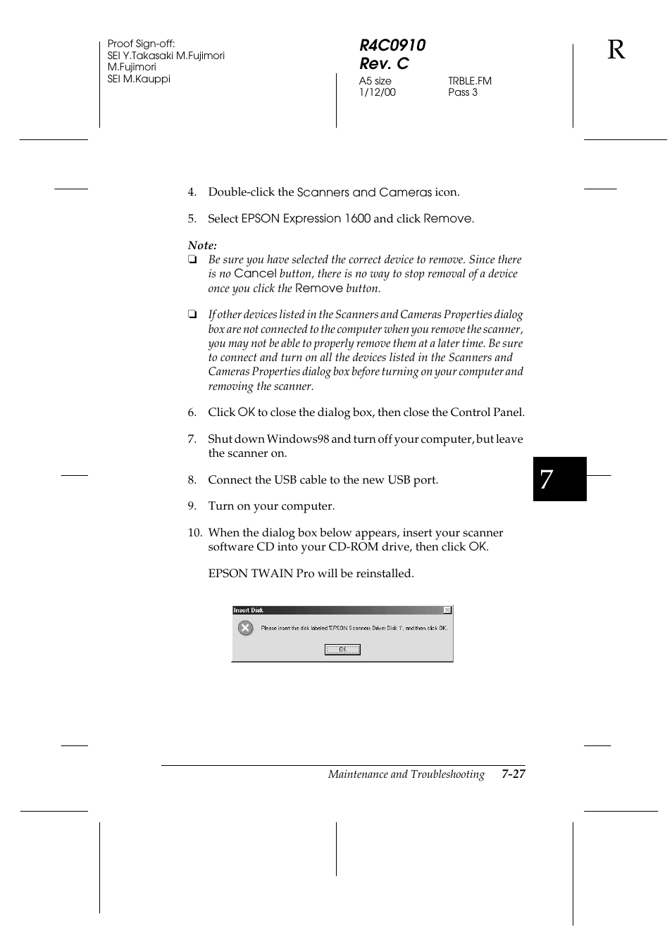 Epson 1600 User Manual | Page 173 / 215
