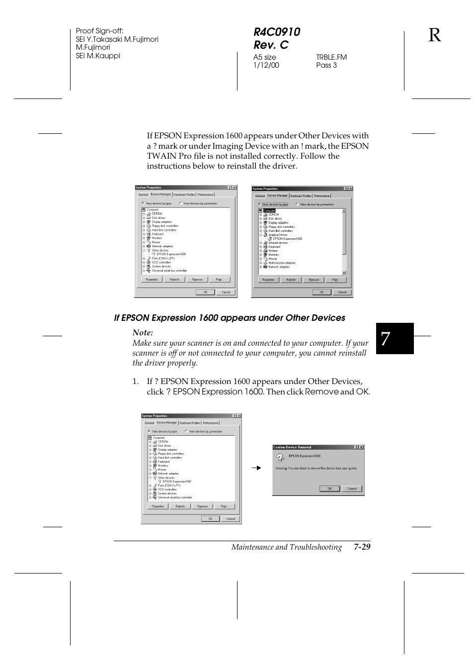 Epson 1600 User Manual | Page 175 / 215