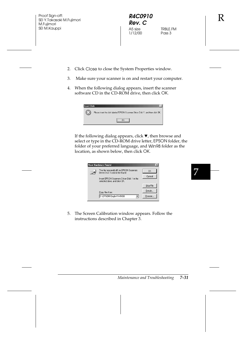 Epson 1600 User Manual | Page 177 / 215