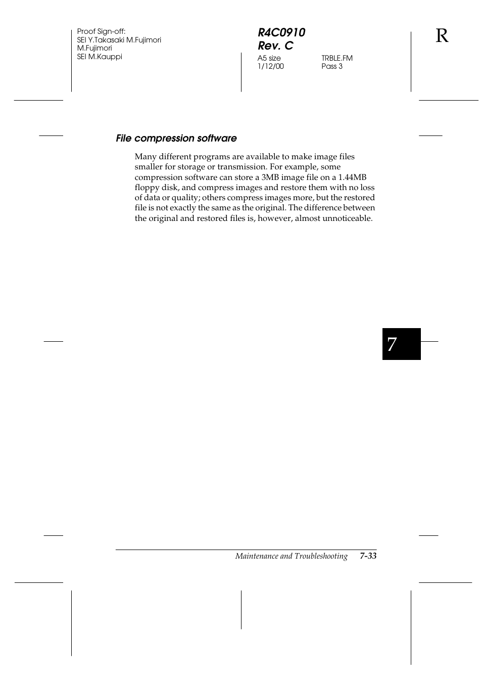 File compression software, File compression software -33 | Epson 1600 User Manual | Page 179 / 215