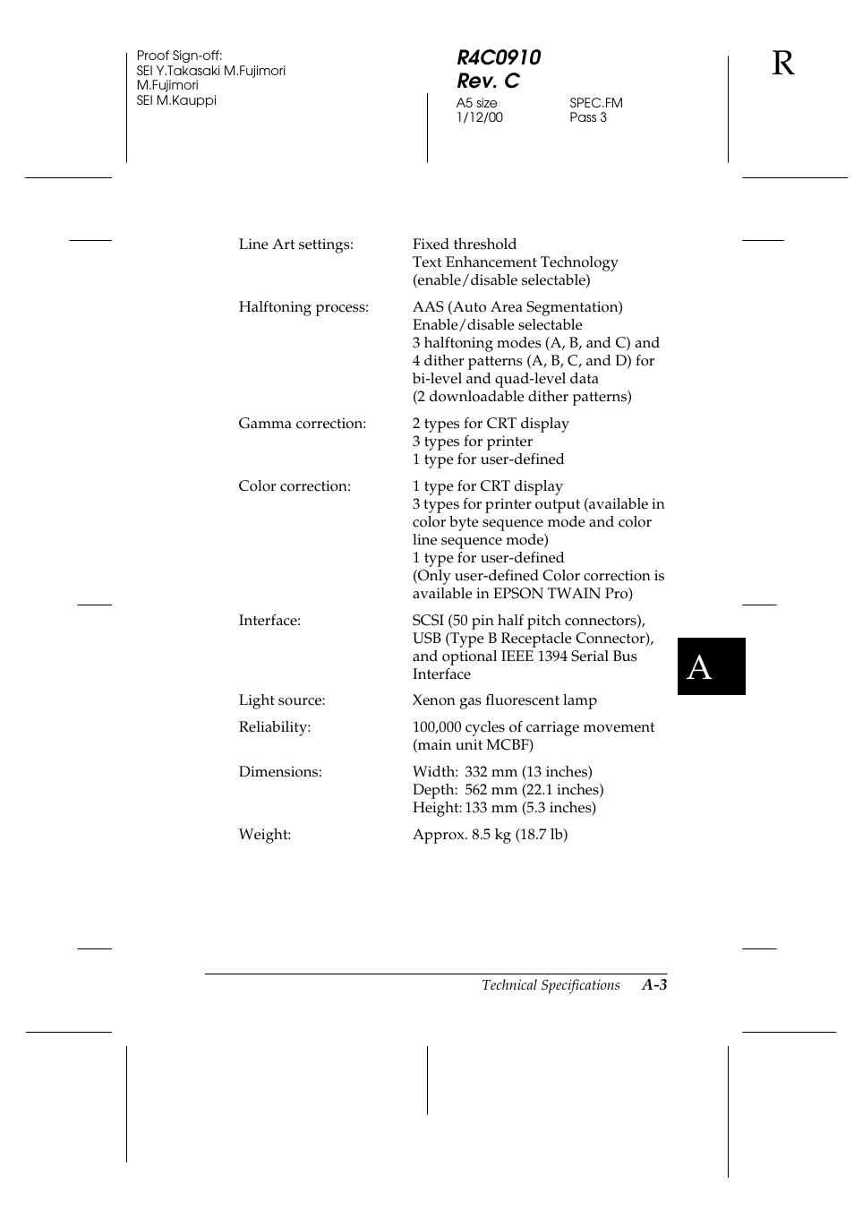 Epson 1600 User Manual | Page 183 / 215