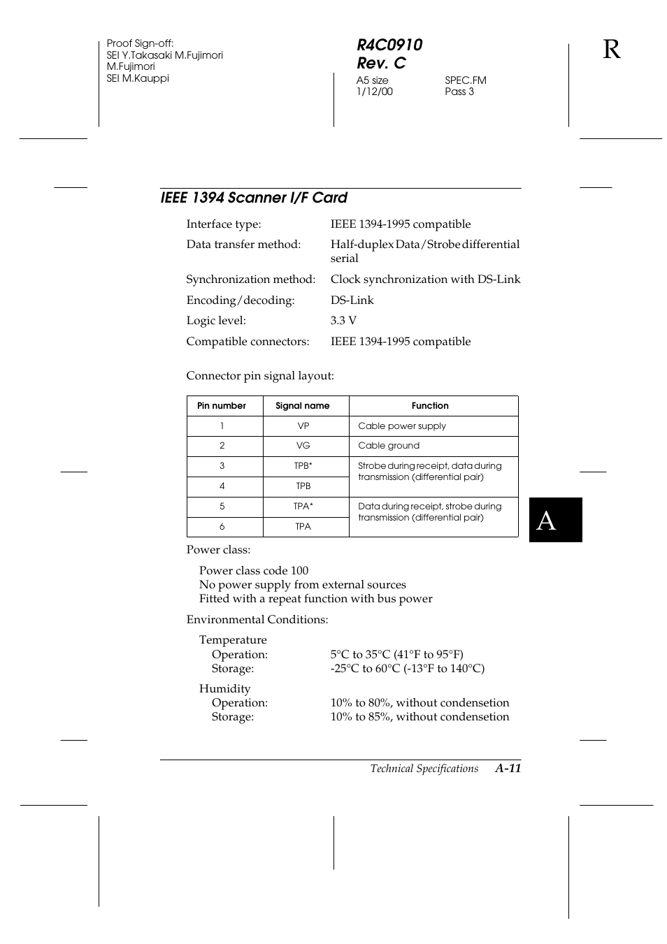 Ieee 1394 scanner i/f card | Epson 1600 User Manual | Page 191 / 215