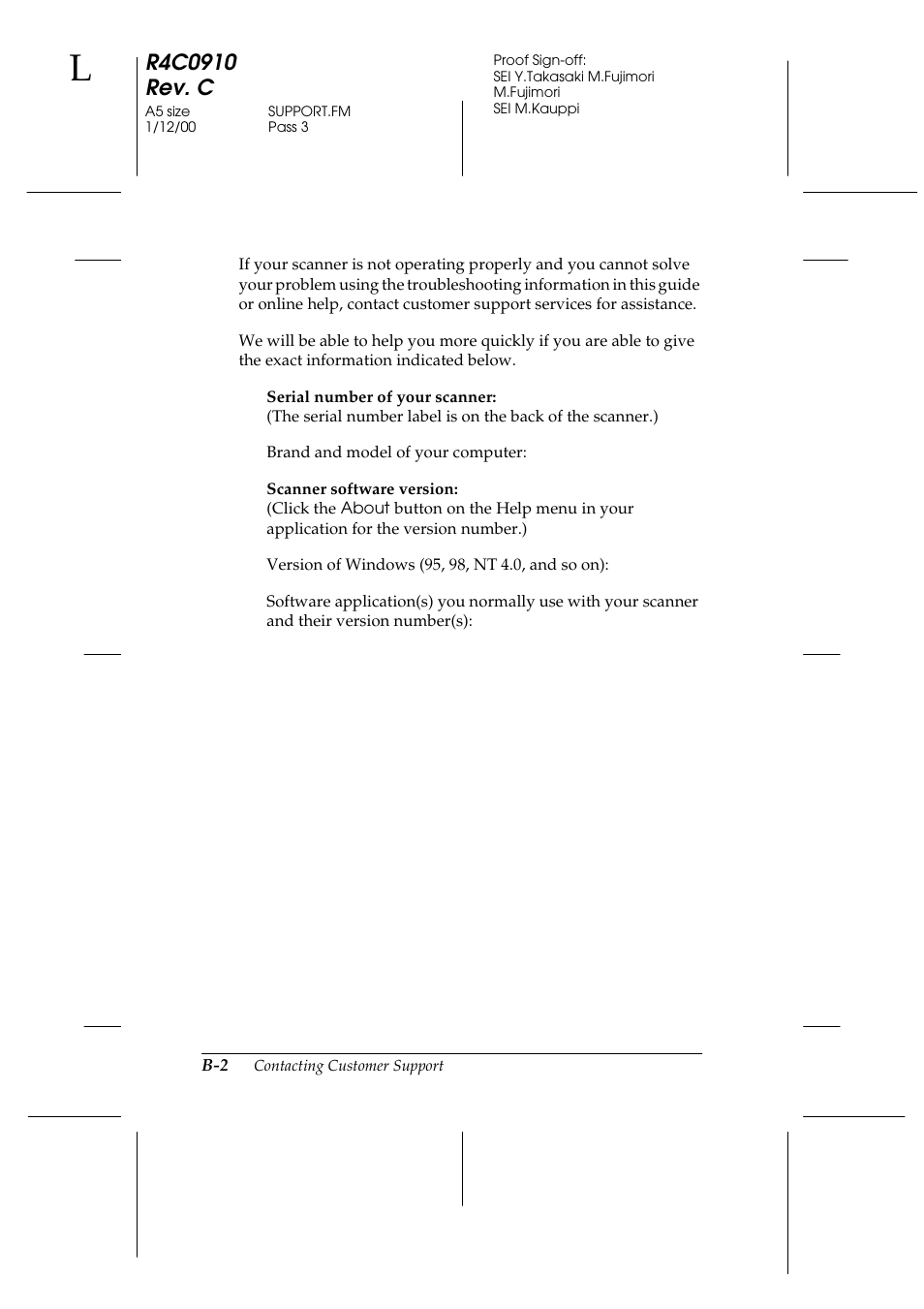 Epson 1600 User Manual | Page 194 / 215