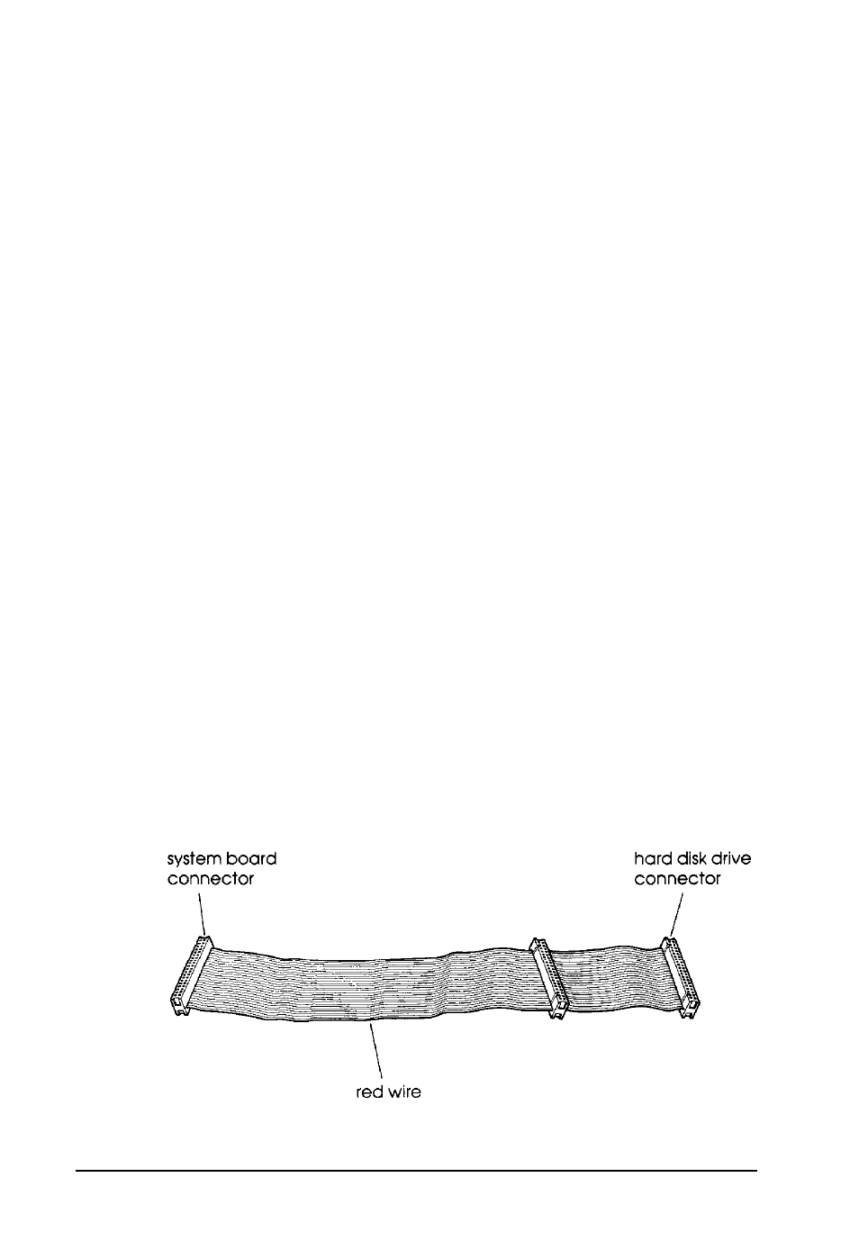 Connecting the hard disk drive cables | Epson 4000 User Manual | Page 80 / 151
